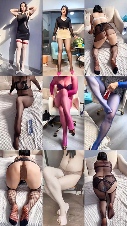 DY|夏沫老师 抖音丝袜熟女丝足福利合集 40V